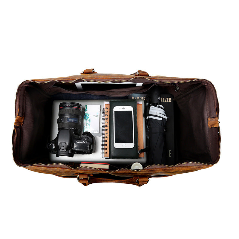 The Nomad Leather Weekender