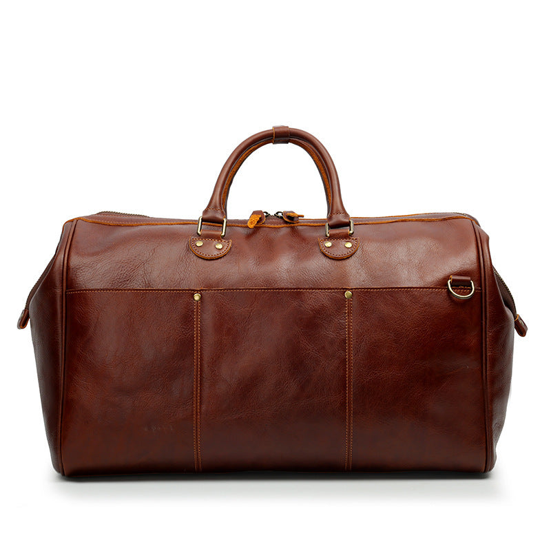 The Nomad Leather Weekender