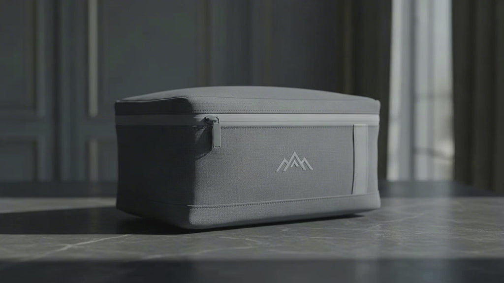 Sovereign Transit System: 7-Piece Slate Gray Ultra-Compression Organizer Set