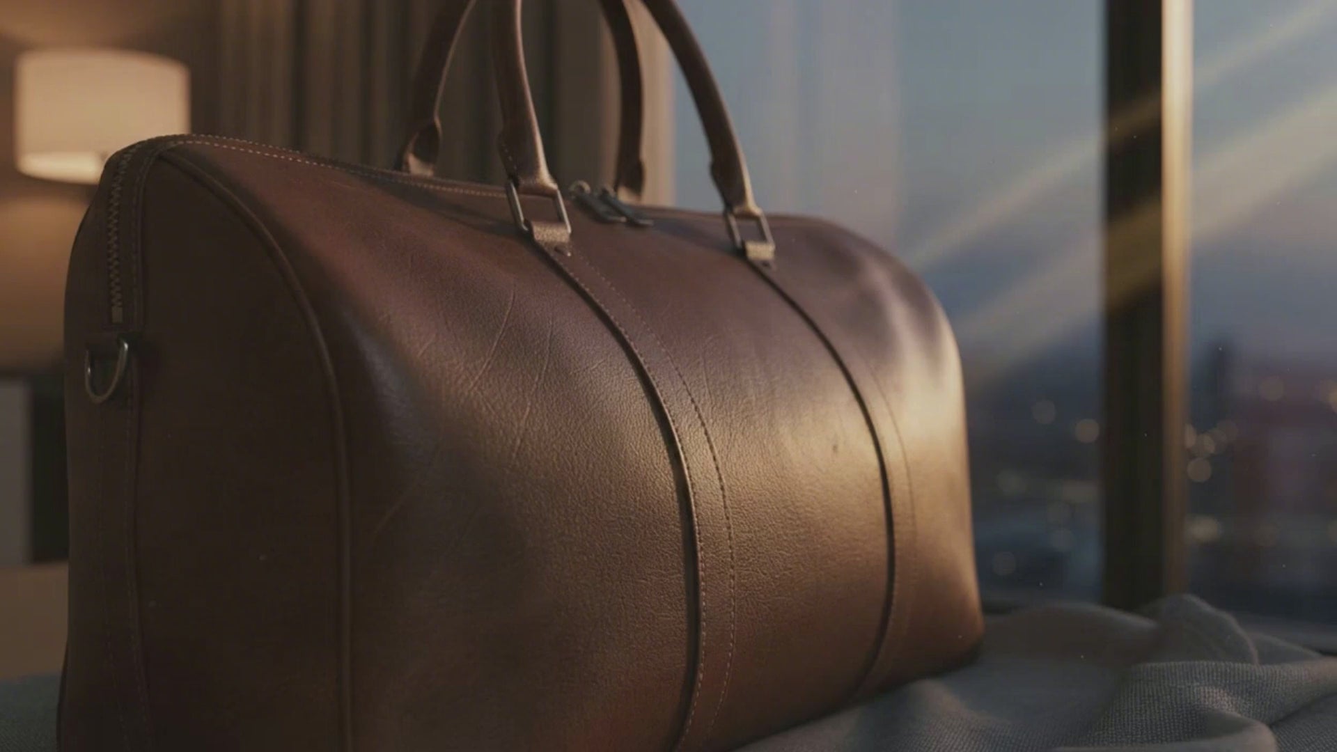 The Nomad Leather Weekender