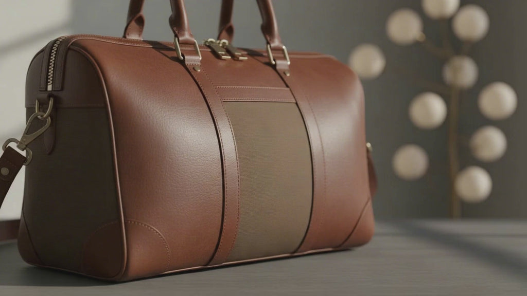 The Nomad Leather Weekender